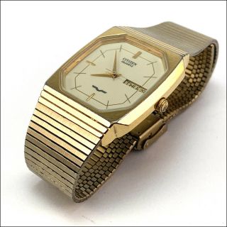 Vintage - Old School - CITIZEN Gold Plated Dress Watch - 2880 - 267581 - Japan - 3