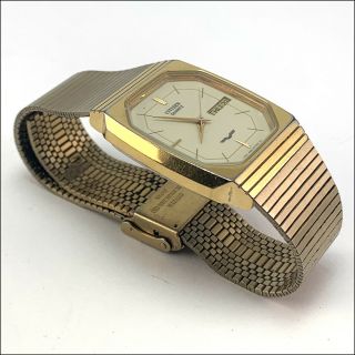Vintage - Old School - CITIZEN Gold Plated Dress Watch - 2880 - 267581 - Japan - 4