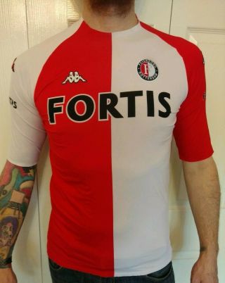 Vintage & Retro Feyenoord Holland Kappa Football Shirt Youth Xl (adult Small)