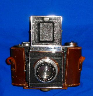 Vintage Reflex Korelle Camera Carl Zeiss Jena Tessar 1:2.  8 F=8cm Nr.  2371876 Look