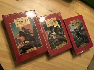 Complete Conan Of Cimmeria 3 Volume Set Robert E.  Howard Hc Wandering Star