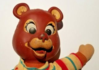 Vintage Talking BIFF THE BEAR by Mattel Pull String Talking Teddy Bear 5