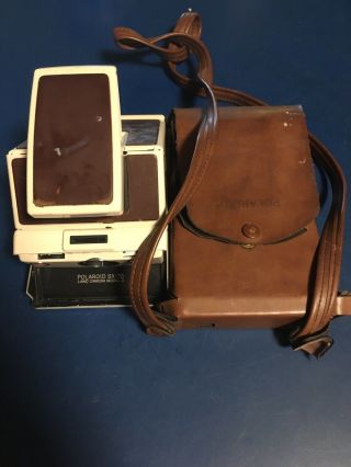 Polaroid Sx - 70 Land Camera,  Model 2,  With Leather Case