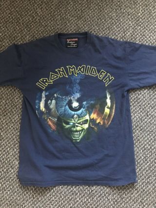 Iron Maiden Maiden England World Tour Seventh Son Clairvoyant Vintage T Shirt