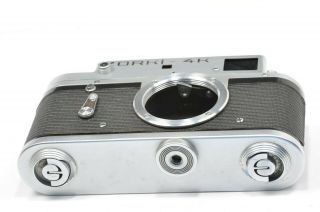 ZORKI 4K body,  rangefinder camera based on Leica,  after CLA service,  from 1973 4