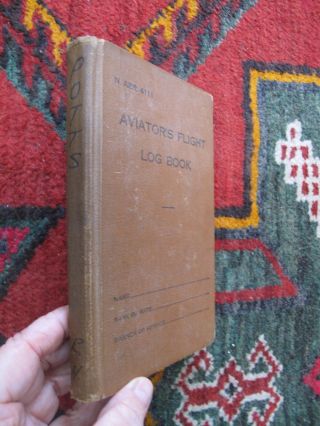 Ww Ii Aviation Bomber Flight Log Bk Manuscript 1943 - 1946 Potts Haverford Alum
