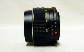 Auto MAMIYA - SEKOR CS f/1.  4 50mm Prime Lens SLR Film Camera Coating Line 2