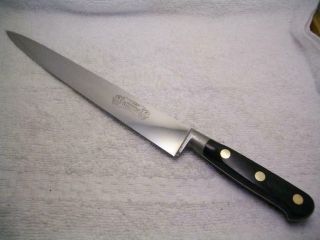 Vintage Sabatier France 2 Lions Professional 10 " Blade Stainless Carving Knife