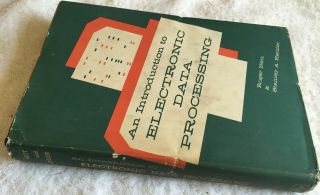 " Intro To Electronic Data Processing " Book Nett,  Hetzler Hc/dj 1959 1st Ed.  ?