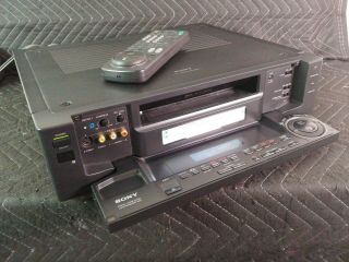 Sony Slv - R1000 S - Vhs Svhs Player Recorder Hifi Stereo Vcr Deck Ex Ag - 1980