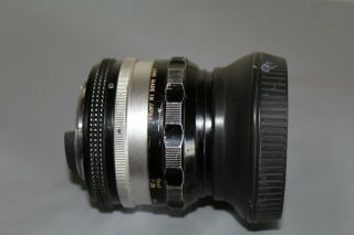 Vintage Nikon Nikkor - S.  C Auto 1:1.  4 (nikon Mount) F=50 Lens With Hood.