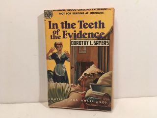 Avon Paperback 335 In The Teeth Of The Evidence Dorothy Sayers