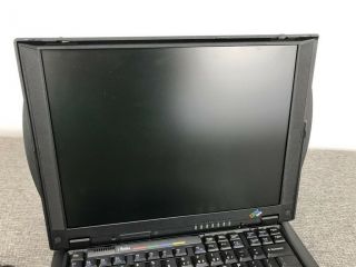 IBM ThinkPad Laptop Computer iSeries Laptop Computer with Power Supply 3