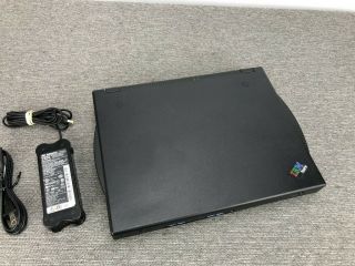 IBM ThinkPad Laptop Computer iSeries Laptop Computer with Power Supply 4