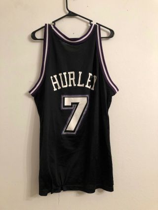 Bobby Hurley 7 Sacramento Kings Vtg 90s Champion Nba Jersey Size: 48