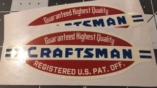 Craftsman Tools Quality Lathe Vintage Tool Box Style 40 