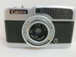 Vintage Canon Demi Compact 35mm Film Camera Body Parts Repair 2