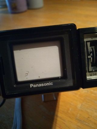 Vintage Panasonic TR - 1030PA Travelvision TV 1.  5 