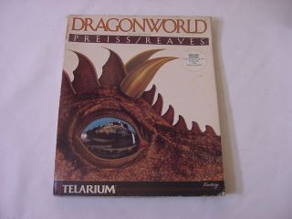 Vtg 1984 Apple Software - Telarium Dragonworld Apple Iic Iie Ii,  Commodore 64