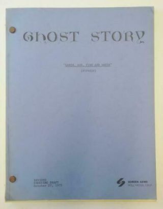 Ghost Story " Earth,  Air,  Fire And Water " (teleplay) Harlan Ellison Signed