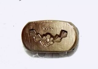 India Vintage Bronze Jewelry Die Mold/mould Hand Engraved Finger Ring Std - 111