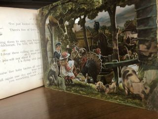 1896 Country Life RAPHAEL TUCK & Sons POP - UP Book Victorian Children ' s England 4