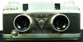 TDC Stereo Vivid Film Camera,  Bell And Howell Vintage Camera with Instruction Bo 2