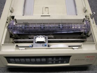 Vintage Okidata GE7000A Microline 320 Turbo 9 - Pin Dot Matrix Printer 3