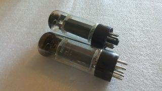 Philips El34 6ca7 Valves For Amplifier Pair Made In Holland