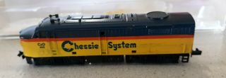 Vintage Model Power Train Chessie System N Scale Locomotive Alco Fa - 2 - Look