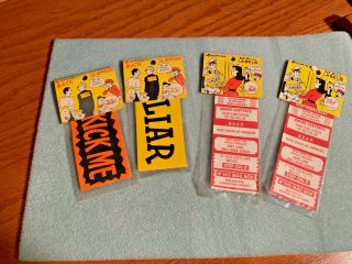 Vintage Fun Inc.  Rack Items - 2 Assorted Mail Labels & 2 Back Slappers
