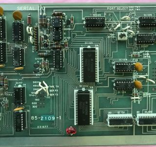 Serial I/O Interface Board (1977) for the Heathkit H8 Digital Computer 7