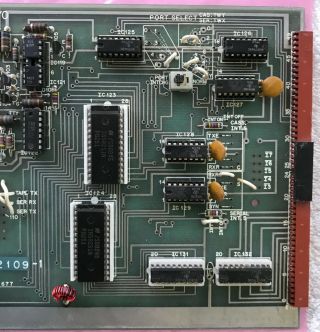 Serial I/O Interface Board (1977) for the Heathkit H8 Digital Computer 8
