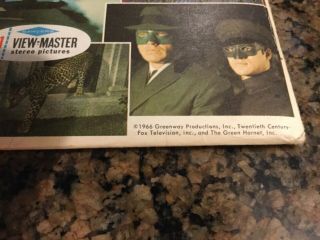 VINTAGE 1966 SAWYER THE GREEN HORNET VIEW - MASTER REEL PACK B 488 - COMPLETE - VG. 5