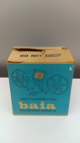 Vintage Baia Reviewer Mark Ii 8mm Movie Editor & Splicer L@@k