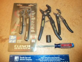Vintage Craftsman Robo - Grip And Clench Wrench Professional Pliers Set And More