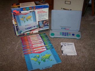 Vintage 1992 Vtech World Wizard Educational Electronic Talking Game -