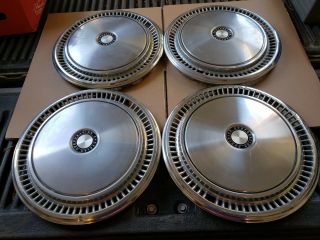 Vintage 1980 - 89 Chrysler Dodge Plymouth (set Of 4) 15 " Wheel Covers
