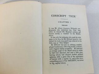 Rare 1917 World War One CONSCRIPT TICH 1st Edition Antique Book By Jack Spurr 5