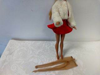 Vtg Barbie Outfit 942 Ice Breaker Jacket Skirt Nylons Shirt Skate 1962