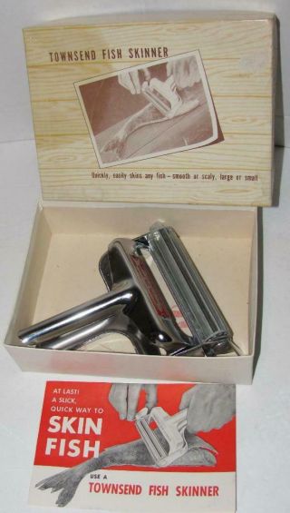 Vintage Townsend Fish Skinner And Instructions