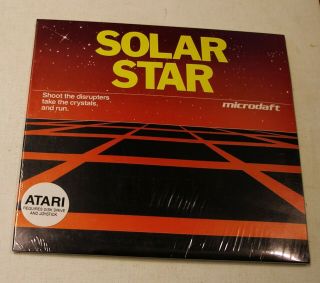 Solar Star By Microdaft For Atari 400/800 -