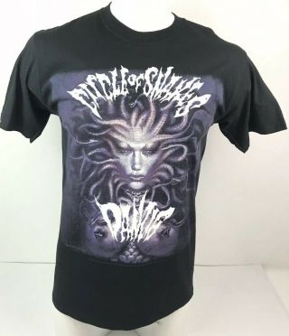 Vtg 2005 Danzig Circle Of Snakes Black T Shirt Mens M Medusa Metal Band Tee