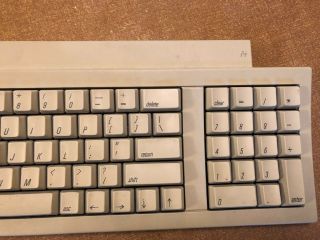 Vintage Extended Apple keyboard M0487 and Apple Desktop Mouse II M2706 combo 6