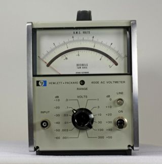 Hewlett Packard Hp 400e Ac Voltmeter
