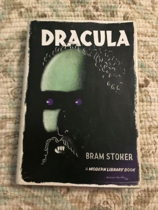 Vintage Dracula By Bram Stoker - A Modern Library Book