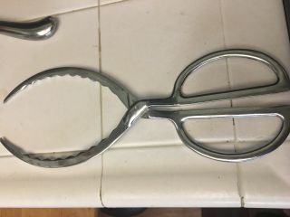 Vintage Stainless Canning Jar Tongs Lifter - 11 Inches Long