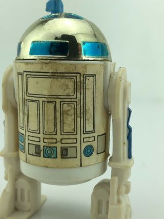 Vintage Star Wars R2 - D2 Action Figure With Sensorscope 1977 Kenner 6