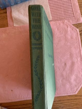Vintage GONE WITH THE WIND By Margaret Mitchell 1939 Hardback Book - E14 2