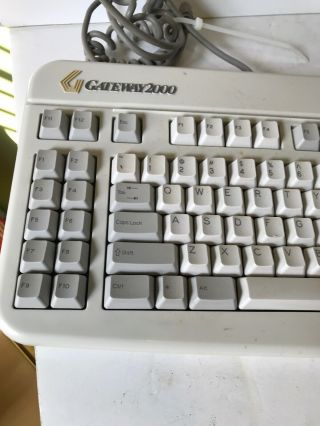 Vintage Gateway 2000 Anykey Maxiswitch Keyboard P/N 2191011 - 00 - 004 CLICKY KLICKY 3